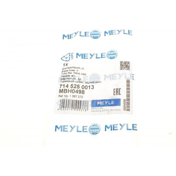 7145250013 MEYLE Шланг гальмівний (задній) Ford C-Max/Focus 1.4-2.5/2.0D 03-12 (L=445mm)