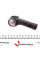 7160200010 MEYLE Наконечник рульової тяги (L) Ford Mondeo II 96-00