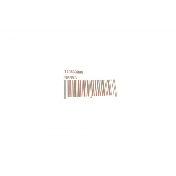 170533000 NARVA Автолампа T2W 12V 2W BA9s Standard