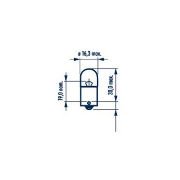 171714000 NARVA Автолампа R5W 12V 5W BA15s Standard (blister/2шт.)