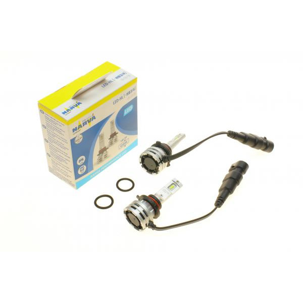 180383000 NARVA Автолампа HB3/4 12/24V 24W P20d/P22d Performance LED (2шт) (6500K)