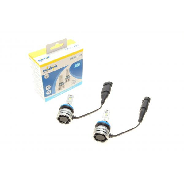 180483000 NARVA Автолампа H11 12/24V 24W PGJ19-2 Performance LED (2шт.) (6500K)