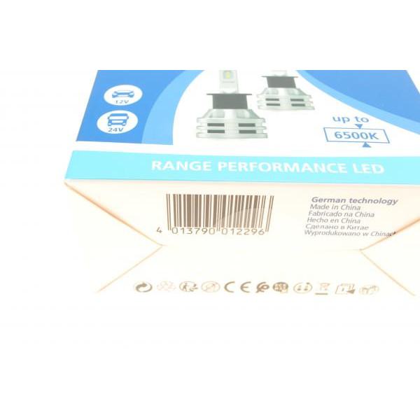 180583000 NARVA Автолампа H3 12/24V 19W PK22s Performance LED (2шт)