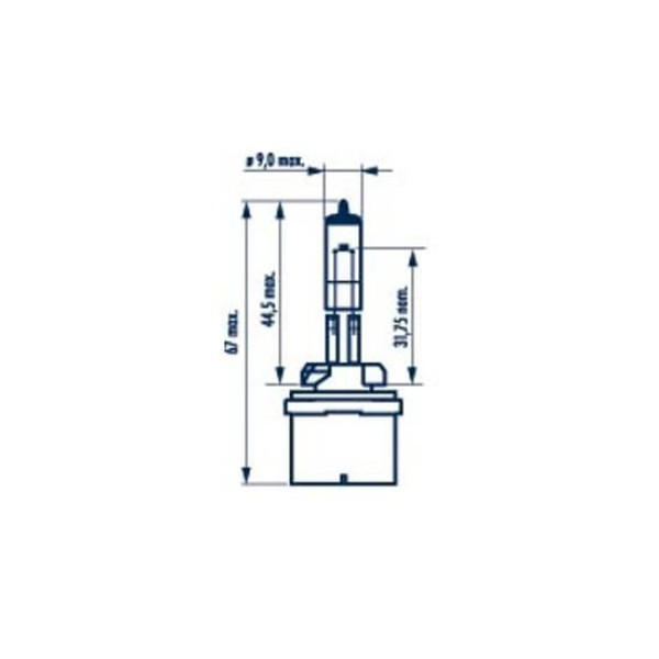 480413000 NARVA Автолампа H27W/1 12V 27W PG13 Halogen Miniature