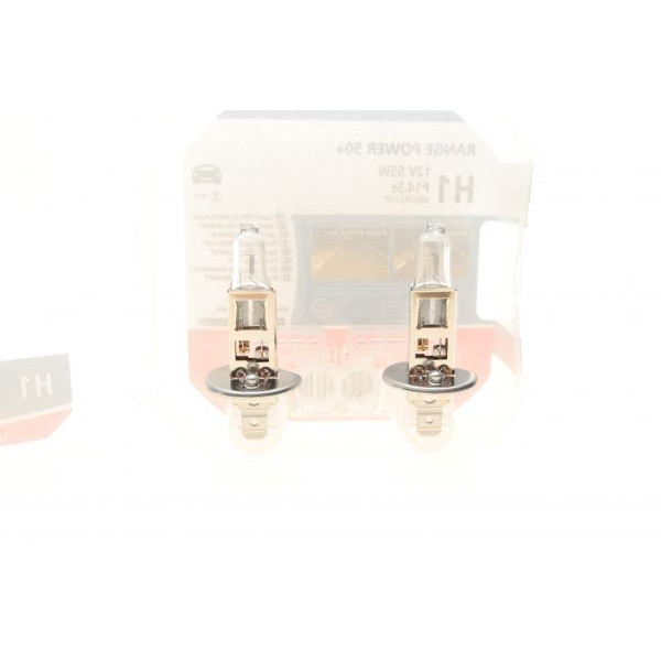483342100 NARVA Автолампа H1 12V 55W P14.5s Range Power 50+ (2 шт)