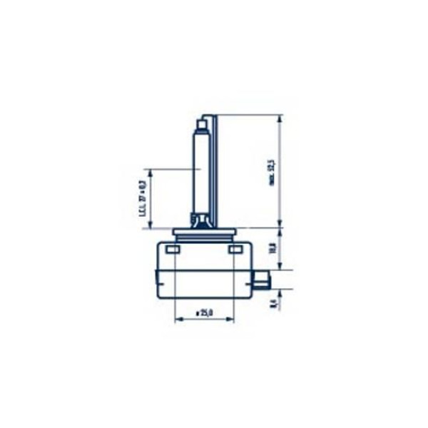 840103000 NARVA Автолампа D1S 85V 35W PK32d-2 Xenon