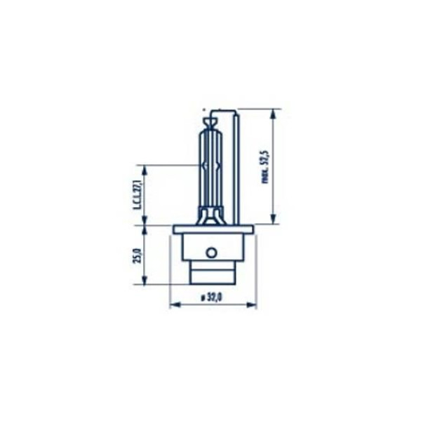 840423000 NARVA Автолампа D4S 42V 35W P32d-5 Xenon