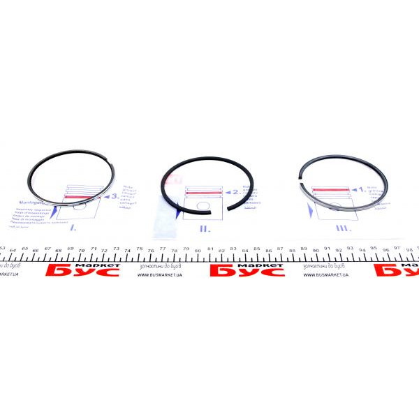 120037004421 NPR Кільця поршневі Citroen Jumper/Fiat Scudo/Ducato 1.9TD (83.50mm/+0.5) (3-2-3) = 8937445000