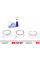 120050001700 NPR Кільця поршневі VW Caddy III 2.0TDI (81.00mm/STD) (1.75-2.0-3.0) = 8950190000
