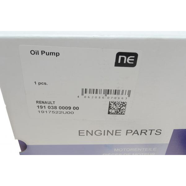 191038000900 NPR Насос масляний Renault Clio II/Kangoo 1.2 96- = 5338080000