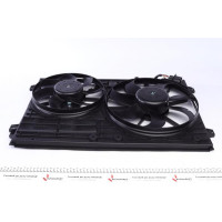 47400 NRF Вентилятори радіатора (електричні) VW Caddy/Audi A1/A3/Skoda Octavia/Superb 1.2-3.6 03- (D=360)