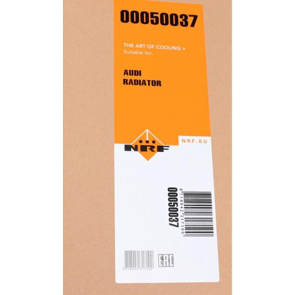 50037 NRF Радіатор охолодження Audi A4-A8 2.0D-4.0 07-18
