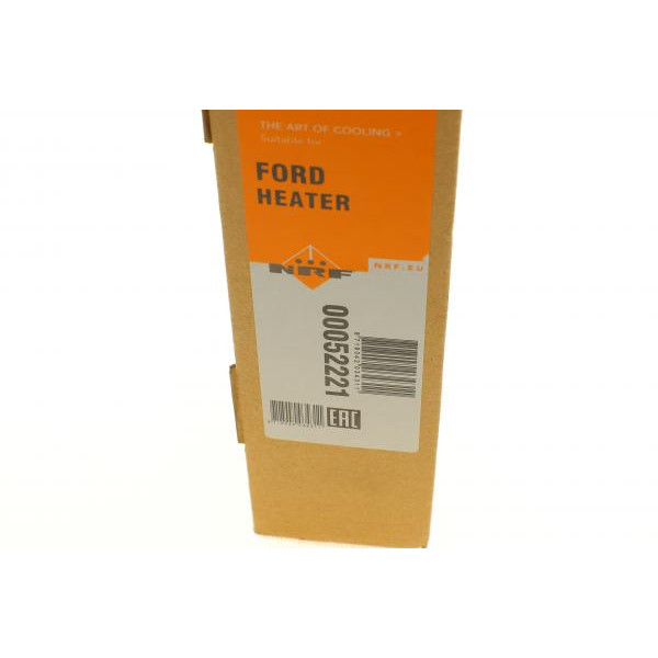 52221 NRF Радіатор пічки Ford Fiesta 1.1-1.8 89-95