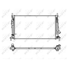53403 NRF Радіатор охолодження Mazda 3 1.6DI Turbo/MZ-CD/2.0MZR-CD 03-09