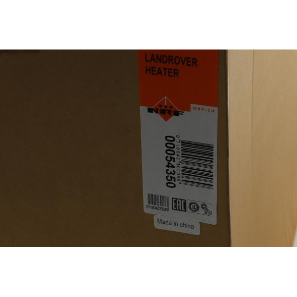 54350 NRF Радіатор печі Land Rover Discovery/Range Rover Sport 2.7TD/3.6D/4.0/4.4 04-13