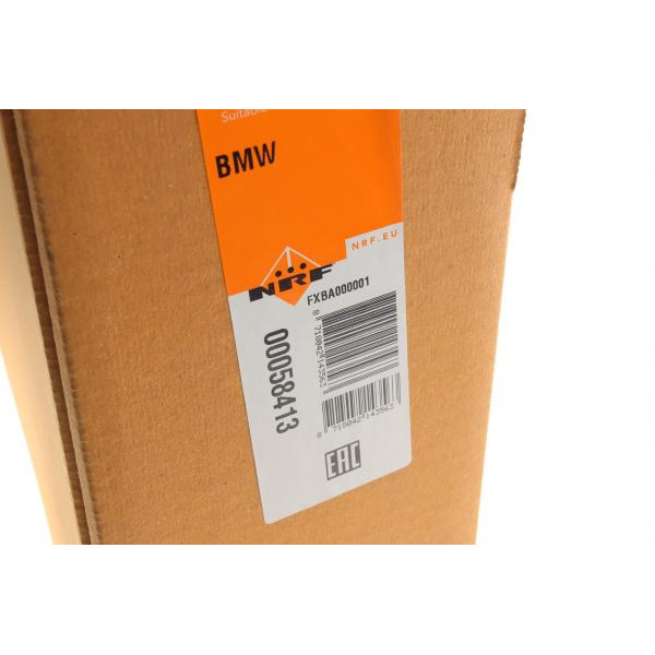 58413 NRF Радіатор охолодження BMW 1 (F20/F21)/3 F30/F34)/4 (F36/F33) 1.5-3.0i (B38/N20/N55)