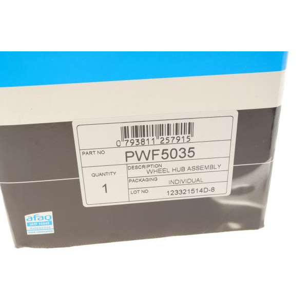 PWF5035 PFI Ступиця (передня) VW Passat 74-89/Passat 1.8 97-00