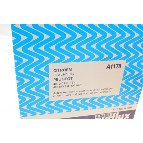 A1179 PURFLUX Фільтр повітряний Citroen C5 2.0HDI 04-