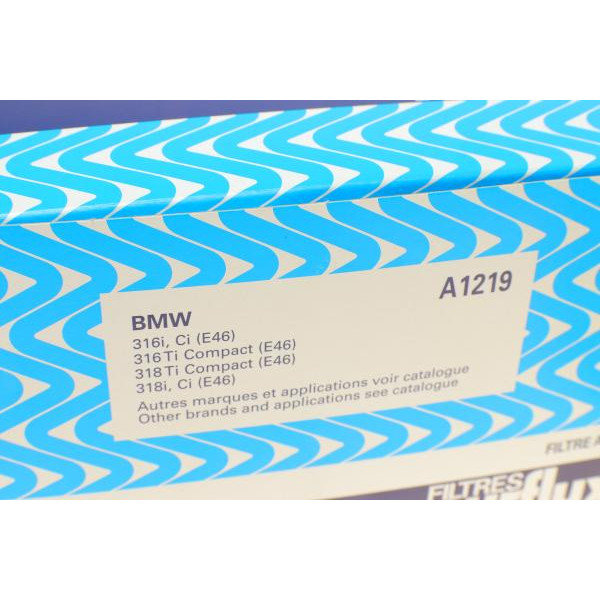 A1219 PURFLUX Фільтр повітряний BMW 3 (E46) 1.6/1.8/2.0 01-