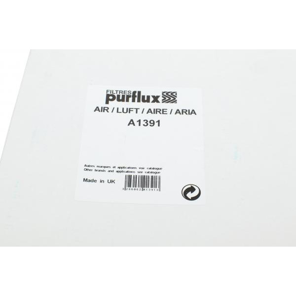 A1391 PURFLUX Фільтр повітряний Honda Civic 1.4i/1.6i 00-05