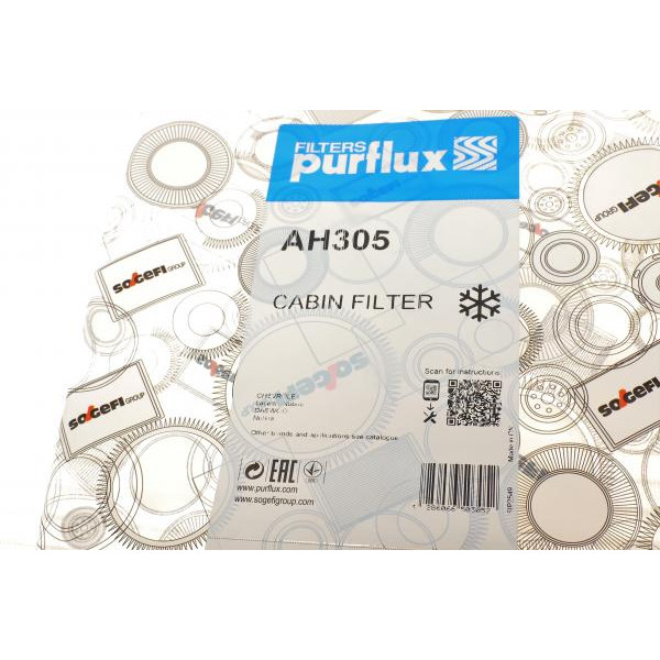AH305 PURFLUX Фільтр салону Chevrolet Lacetti/Daewoo Nubira 03-