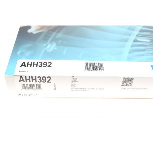 AHH392 PURFLUX Фільтр салону VW Golf 1.2-1.4TSI/1.6-2.0TDI 12- (антиалергенний, захист від вірусів) CabinHepa+
