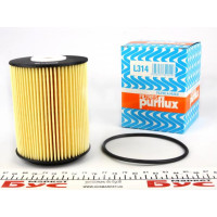 L314 PURFLUX Фільтр масляний Audi/VW 2.8 VR6