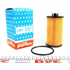 L387 PURFLUX Фільтр масляний Opel Astra/Combo 1.4 16V 05- (h=105mm)