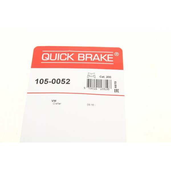 1050052 QUICK BRAKE Комплект пружинок колодок ручника VW Crafter 16-(170x42)
