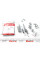 1050598 QUICK BRAKE Комплект пружинок колодок ручника VW Caddy I 1.5-1.8 82-92 (Vag)