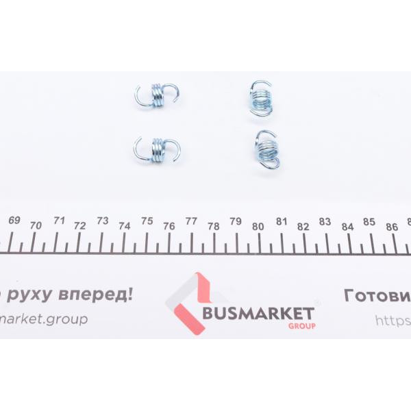 1050662 QUICK BRAKE Комплект пружинок колодок ручника Lada 110/111/112/Kalina/Samara 2108-2115 86-12