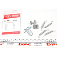 1050667 QUICK BRAKE Комплект пружинок колодок ручника Opel Omega B/Vectra A 1.8-3.0 86-94 (Ate)
