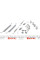 1050757 QUICK BRAKE Комплект пружинок колодок ручника Renault Scenic/Megane 1.4-2.0 97-03 (TRW)