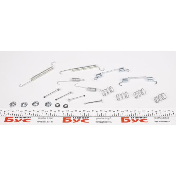 1050766 QUICK BRAKE Комплект пружинок колодок ручника Opel Combo 1.3CDTI-1.7DTI 01- (TRW)