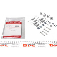 1050788 QUICK BRAKE Комплект пружинок колодок ручника Mitsubishi Lancer/Galant 1.3-2.5 92- (Akebono)