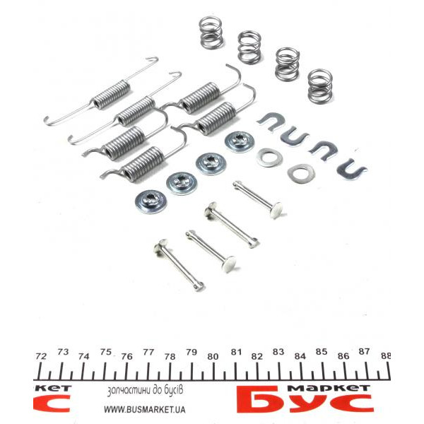 1050788 QUICK BRAKE Комплект пружинок колодок ручника Mitsubishi Lancer/Galant 1.3-2.5 92- (Akebono)