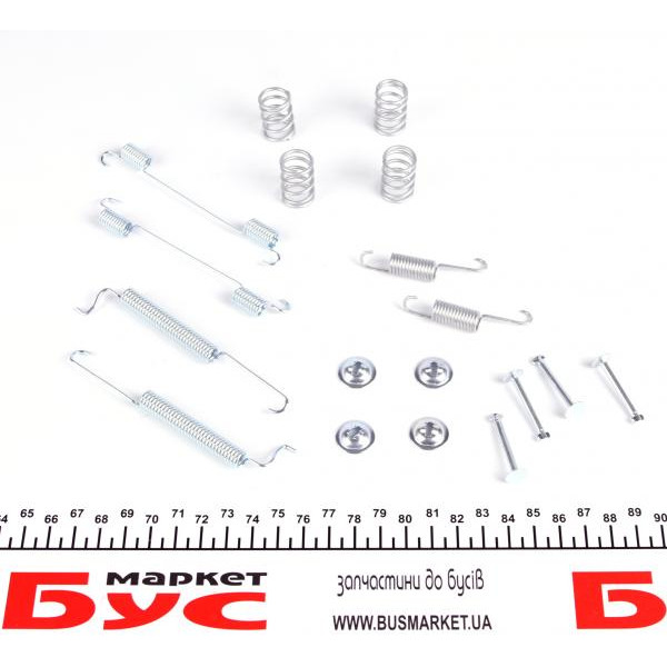 1050795 QUICK BRAKE Комплект пружинок колодок ручника Daewoo Matiz/Chevrolet Matiz 0.8/1.0 98- (Daewoo)