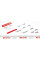 1050868 QUICK BRAKE Комплект пружинок колодок ручника MB Sprinter 211-419 06- (180x25)