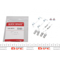 1050874 QUICK BRAKE Комплект пружинок колодок ручника MB C-сlass 07-/CLK 02-10/E-class 09-/S-class 05-