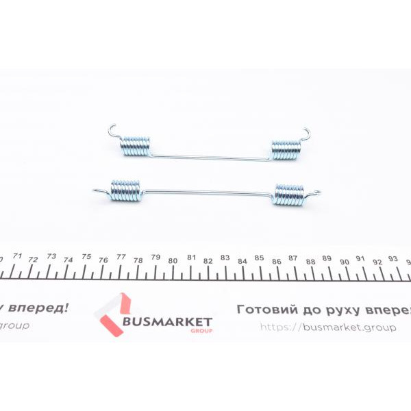 1050883 QUICK BRAKE Комплект пружинок колодок ручника Fiat Punto/Opel Combo 09- (228x40) (к-кт) (Lockheed)
