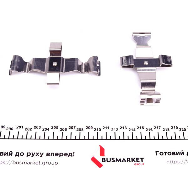 1090022 QUICK BRAKE Планка супорта (переднього) притискна (к-кт) Audi A6/A7/Q5 2.0 TFSI/TDI/3.0 TDI/3.2 TFSI 08-