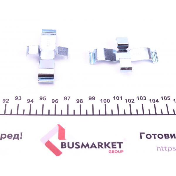 1091037 QUICK BRAKE Планка супорта (заднього) притискна (к-кт) MB 190 (W201)/(C124)/(W124) 82-93 (Ate)