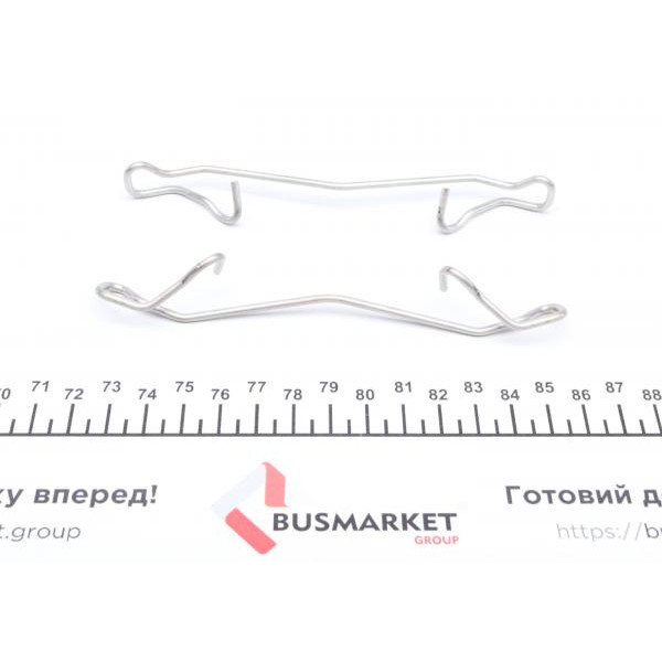 1091121 QUICK BRAKE Планка супорта (переднього) притискна (к-кт) Renault/Opel/Ford/Fiat/Dacia 90- (Ate)