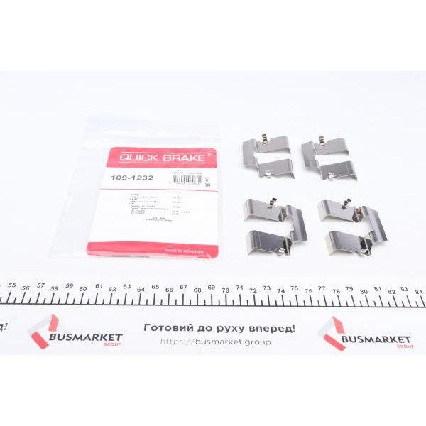 1091232 QUICK BRAKE Планка супорта (переднього/заднього) притискна (к-кт) VW T4 90-03 (Lucas)