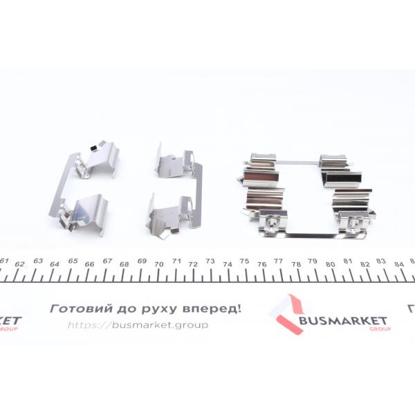 1091234 QUICK BRAKE Планка супорта (переднього) притискна (к-кт) MB E-class (W211) 02-09 (Bosch)