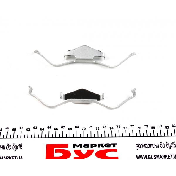 1091297 QUICK BRAKE Планка супорта (переднього) притискна (к-кт) Opel Vectra C 1.6-2.2DTI 02- (Ate)