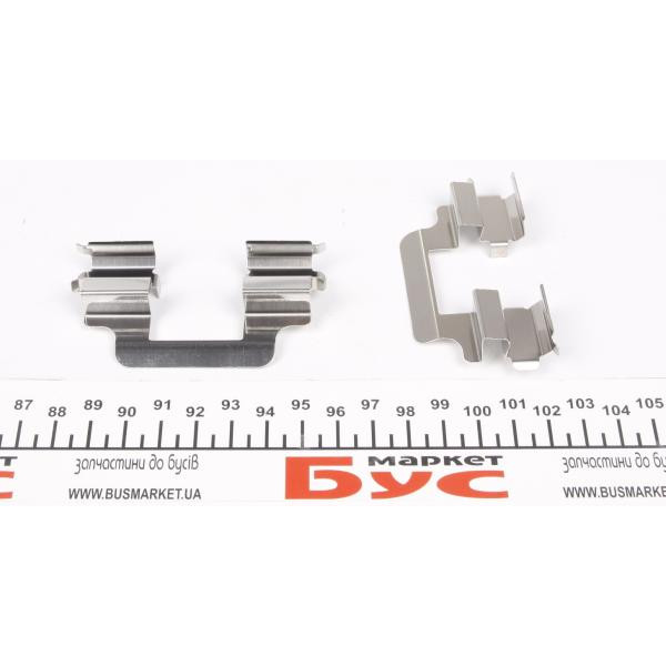 1091610 QUICK BRAKE Планка супорта (заднього) притискна (к-кт) VW T5 (Lucas)