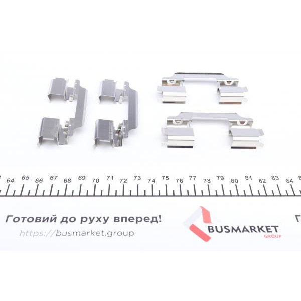 1091649 QUICK BRAKE Планка супорта (переднього) притискна (к-кт) MB Citan 12-/Renault Kangoo 08- (Lucas)