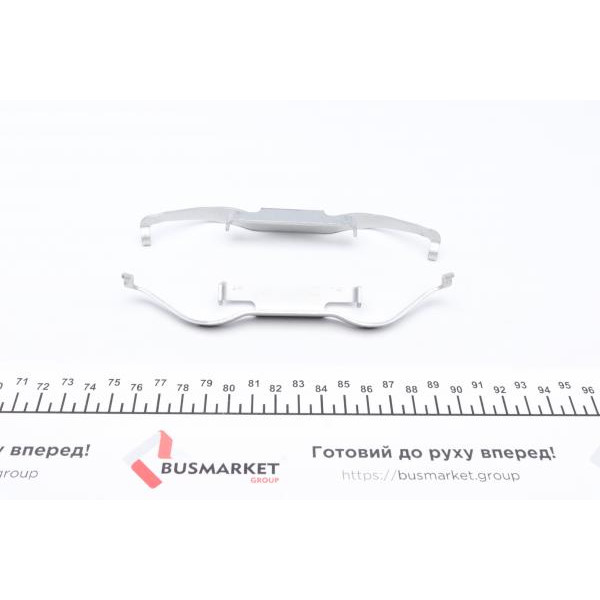 1091681 QUICK BRAKE Планка супорта (переднього) притискна (к-кт) VW T5 03-15 (Ate)