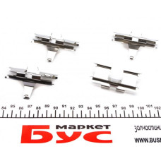 1091692 QUICK BRAKE Планка супорта (заднього) притискна (к-кт) Chevrolet Lacetti/Daewoo Nubira 97-